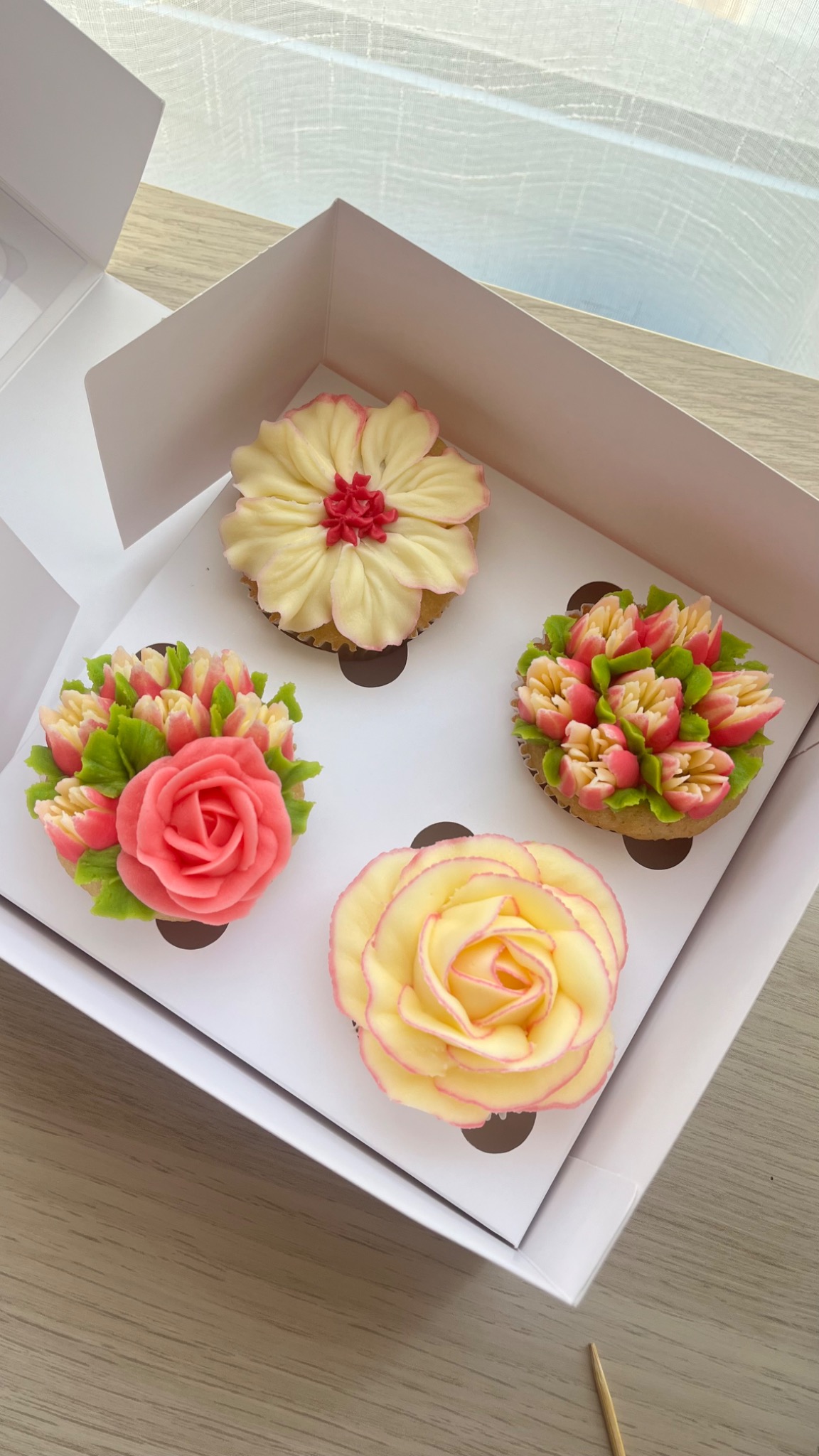 Caja 4 Cupcakes